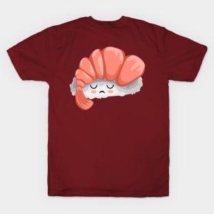 Sad kawaii sushi T-Shirt